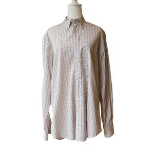 Zegna Soft Mens Button Down Shirt Medium